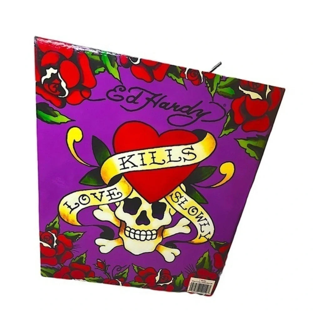 Rare Vintage Ed Hardy/Lisa Frank binder